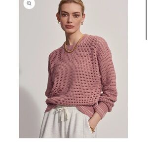 Varley Fox Knit Crew, Woodrose